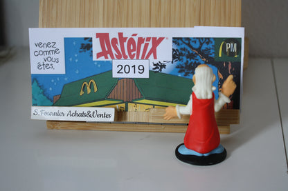 Figurine Panoramix – Astérix - Mac Donald – 60 ans – Objet dérivé – 2019