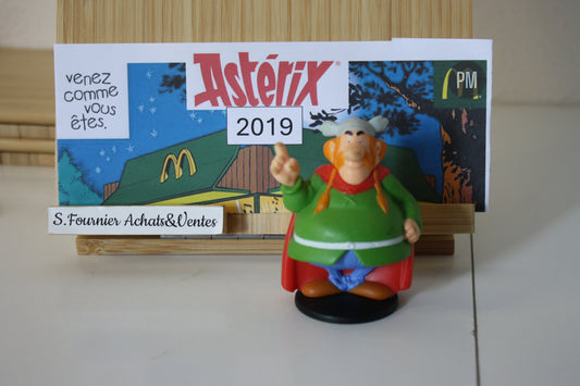 Figurine Abraracourcix – Astérix - Mac Donald – 60 ans – Objet dérivé – 2019