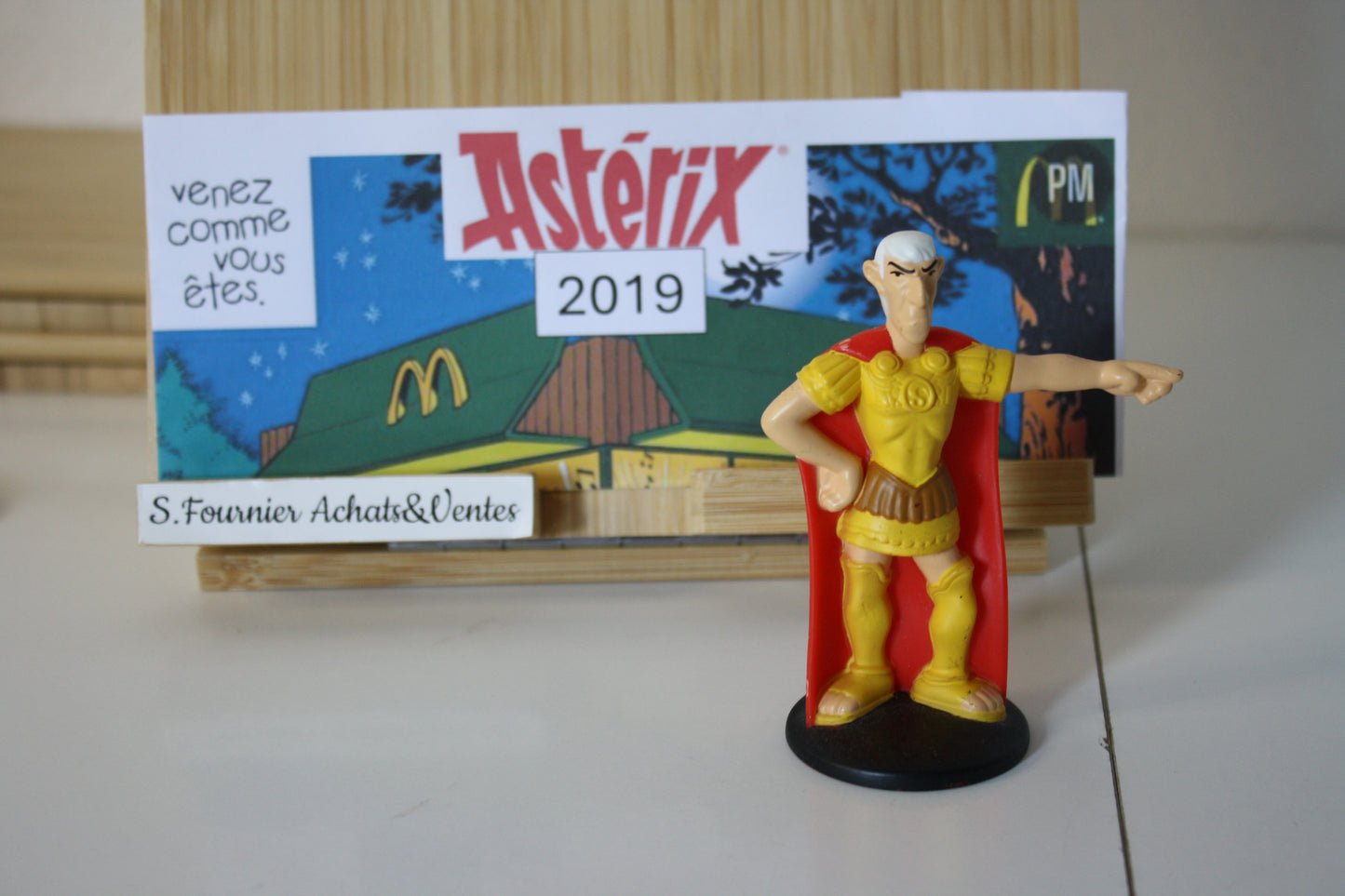 Figurine César – Astérix - Mac Donald – 60 ans – Objet dérivé – 2019