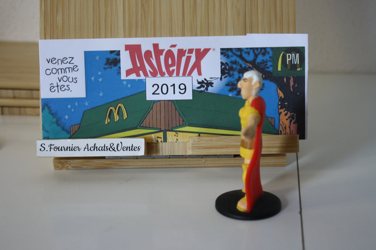 Figurine César – Astérix - Mac Donald – 60 ans – Objet dérivé – 2019