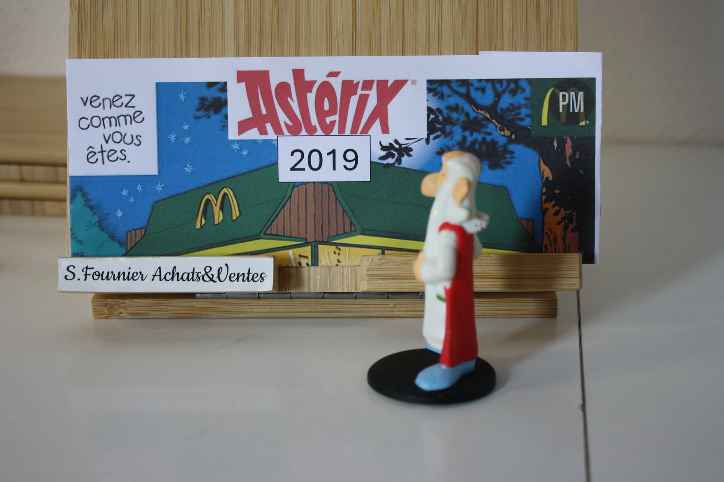 Figurine Panoramix Amphore – Astérix - Mac Donald – 60 ans – Objet dérivé – 2019