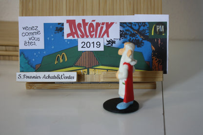 Figurine Panoramix Amphore – Astérix - Mac Donald – 60 ans – Objet dérivé – 2019