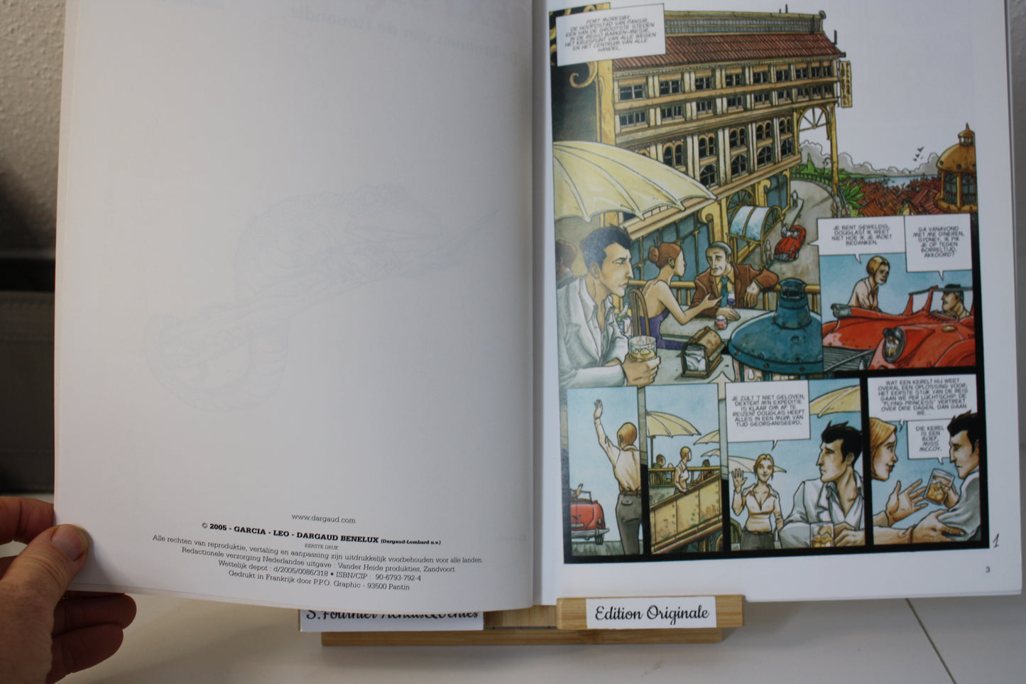 De bronnen van de Rouandiz – Dexter London – Léo Garcia – Dargaud  - EO – 2005 – Version Néerlandaise