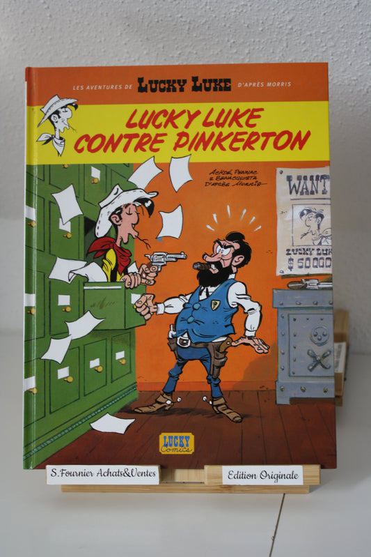Lucky Luke contre Pinkerton – Lucky Luke – Achdé Pennac  Benacquista – Lucky Comics - EO – 2010