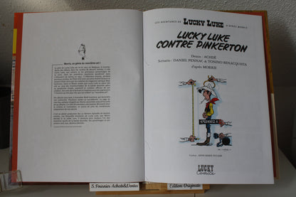 Lucky Luke contre Pinkerton – Lucky Luke – Achdé Pennac  Benacquista – Lucky Comics - EO – 2010