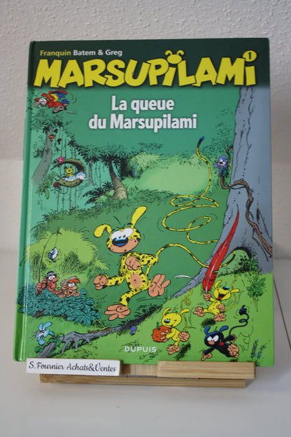 La queue du Marsupilami – Marsupilami – Franquin Batem Greg – Dupuis – Réédition – 1993