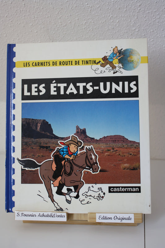 Les États Unis – Les carnets de Tintin – Deltenre Noblet – Casterman – EO – 1992