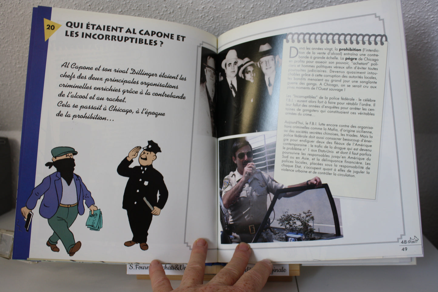 Les États Unis – Les carnets de Tintin – Deltenre Noblet – Casterman – EO – 1992