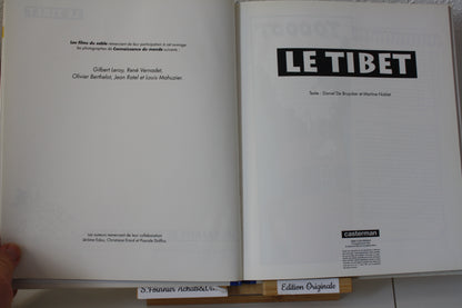 Le Tibet – Les carnets de Tintin – De Bruycker Noblet – Casterman – EO – 1993