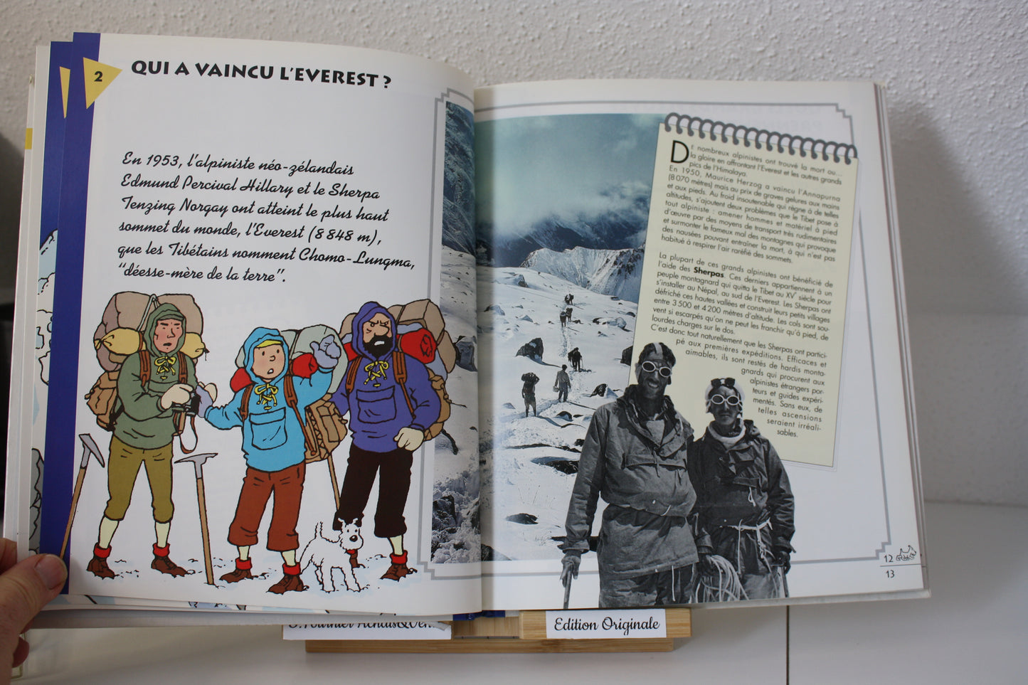 Le Tibet – Les carnets de Tintin – De Bruycker Noblet – Casterman – EO – 1993