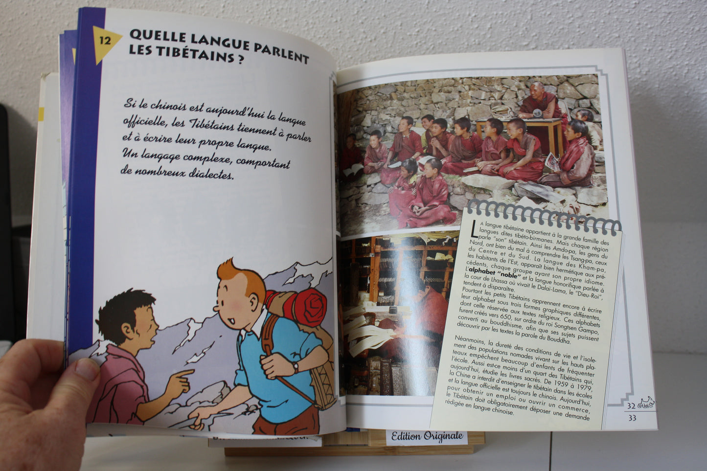 Le Tibet – Les carnets de Tintin – De Bruycker Noblet – Casterman – EO – 1993