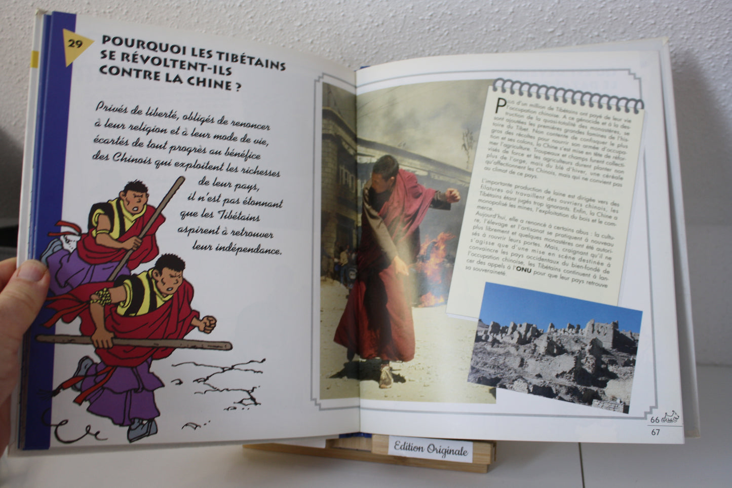 Le Tibet – Les carnets de Tintin – De Bruycker Noblet – Casterman – EO – 1993