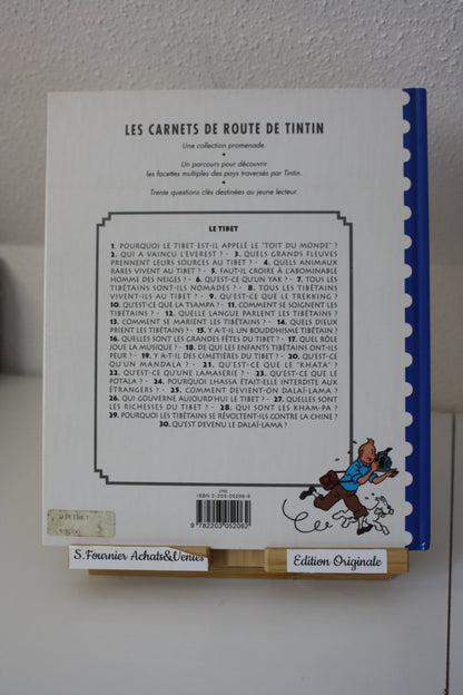 Le Tibet – Les carnets de Tintin – De Bruycker Noblet – Casterman – EO – 1993