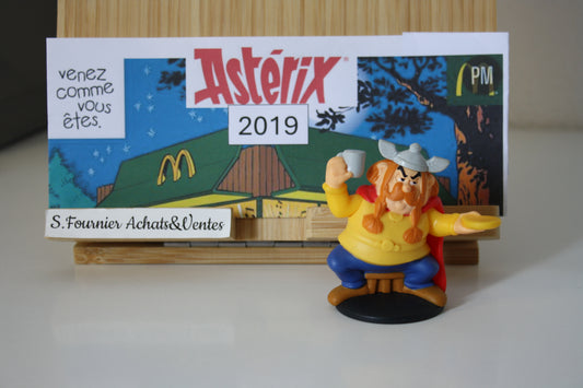 Figurine Zebigboss – Astérix - Mac Donald – 60 ans – Objet dérivé – 2019