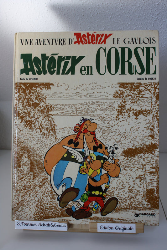 Astérix en Corse – Astérix – Goscinny Uderzo - Dargaud Editeur – EO – 1973