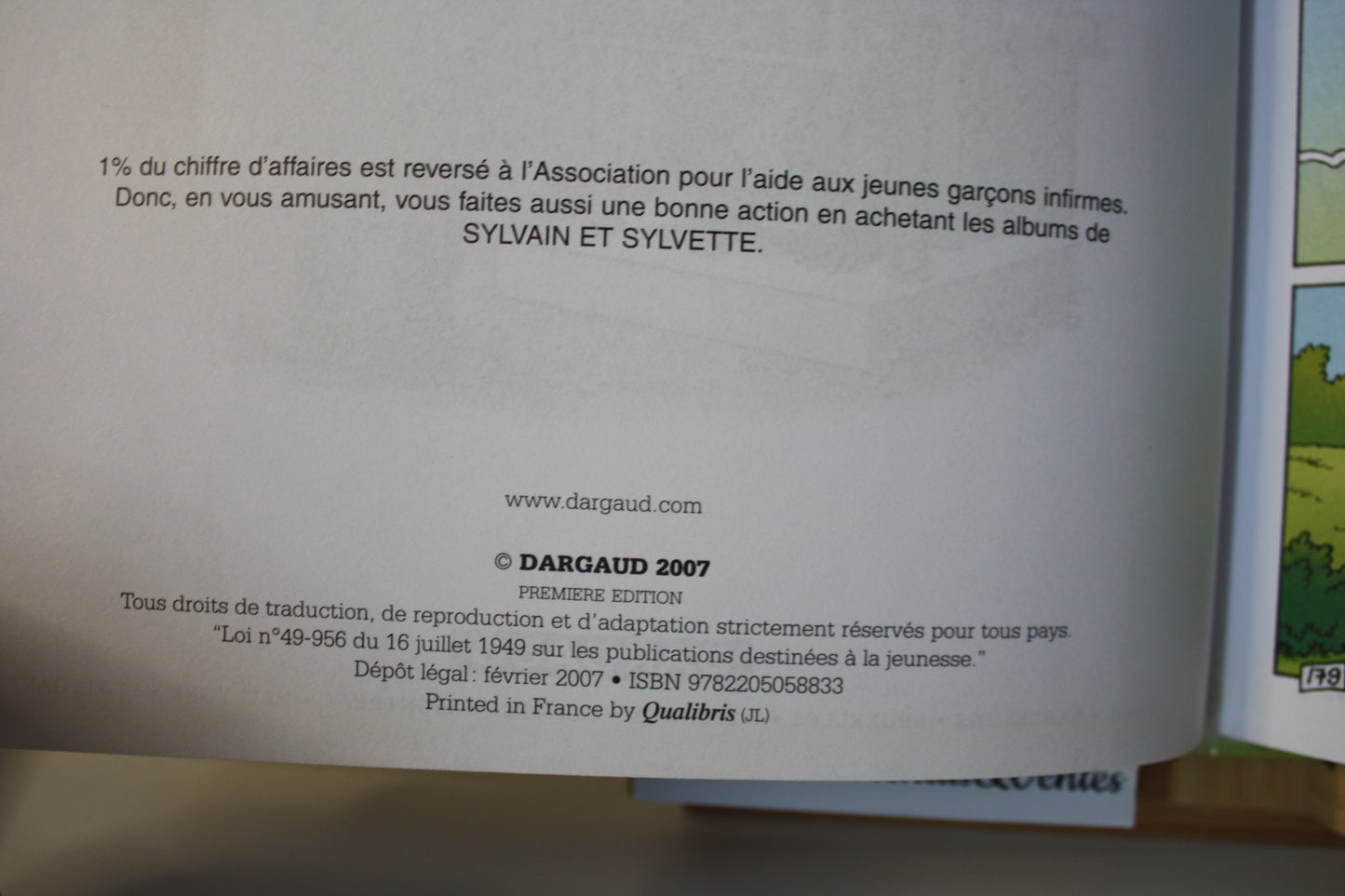 Moissons de Gags – Sylvain et Sylvette – Belom Pesch – Dargaud – EO – 2009