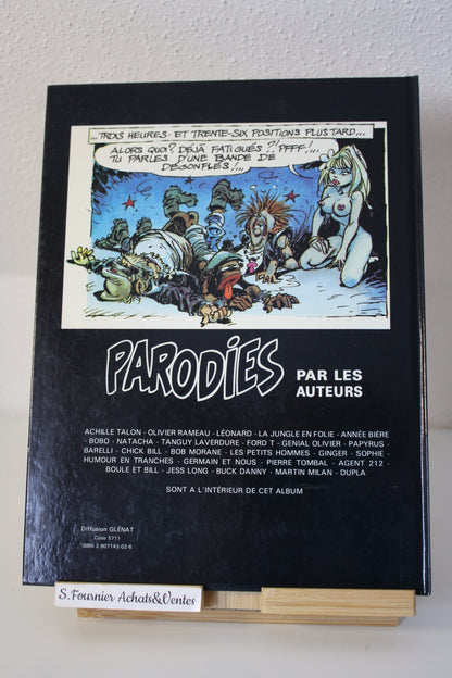 Parodies (par les auteurs) – Humour – Multiples – MC Productions - Réédition – 1988 - + 18 ans Recollé