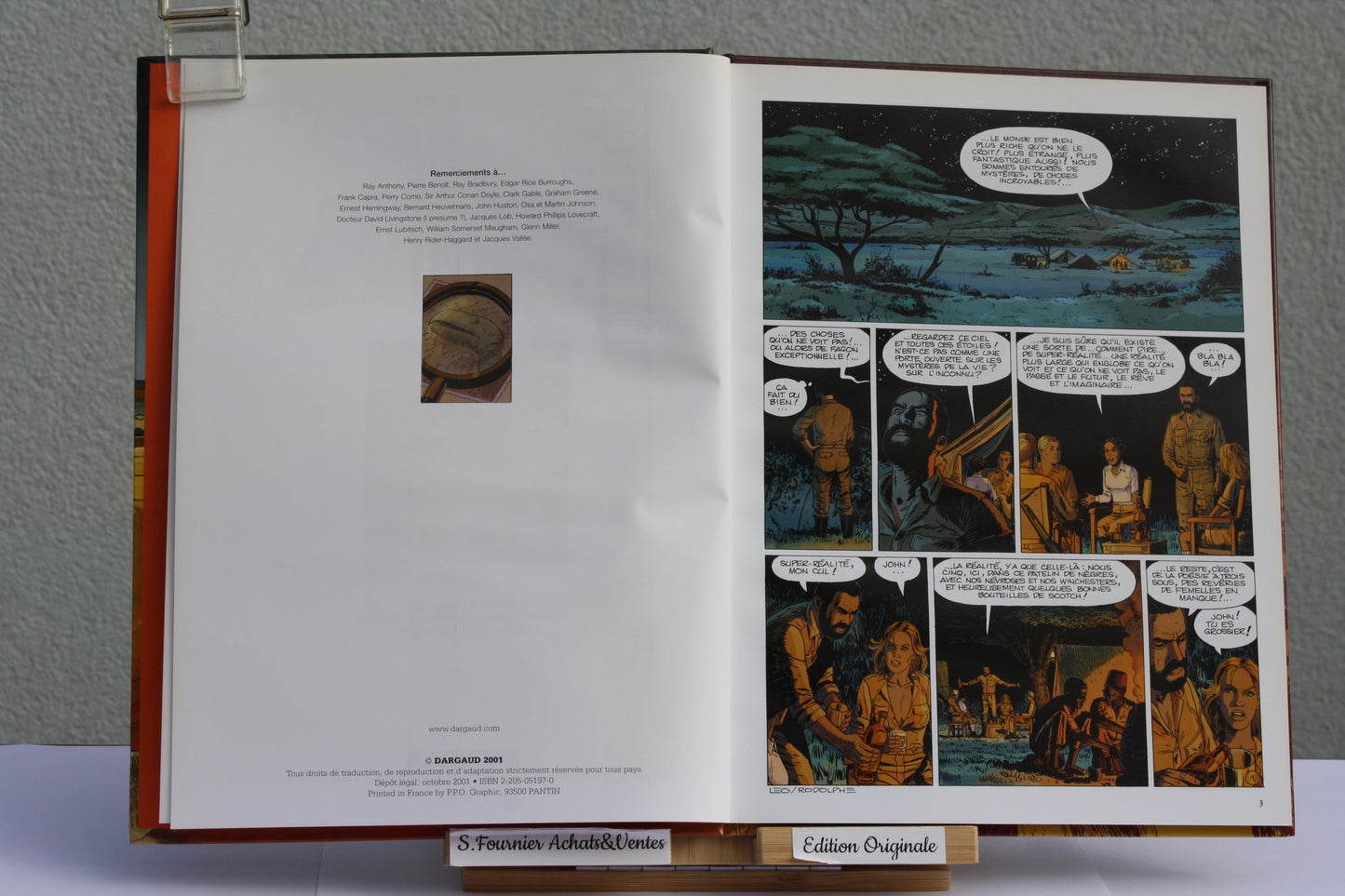 1 Apparitions – Kenya – Léo Rodolphe – Dargaud – EO – 2001