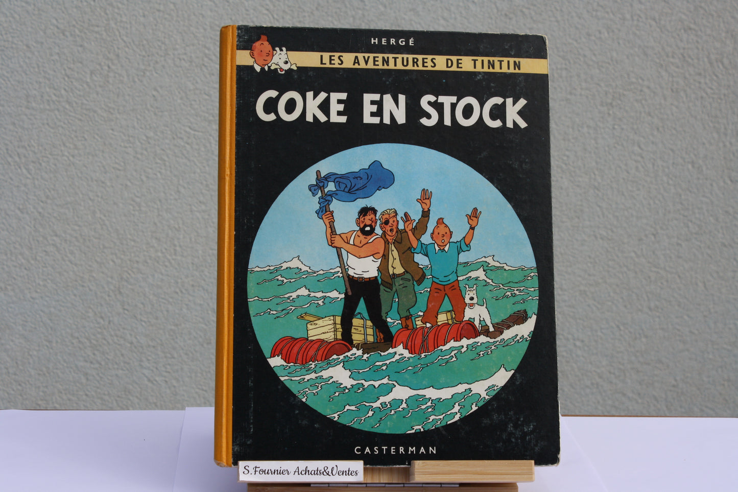 Coke_en_stock – Tintin – Hergé – Casterman – Réédition – 1963 – B33