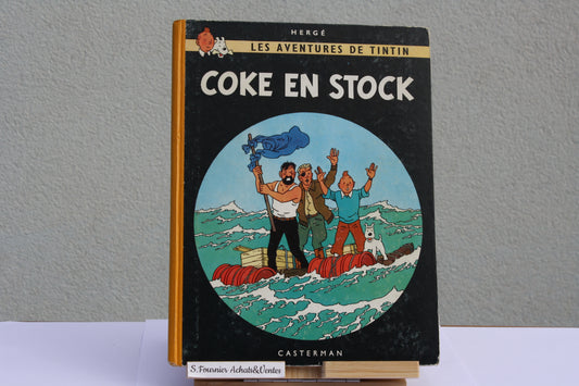 Coke_en_stock – Tintin – Hergé – Casterman – Réédition – 1963 – B33