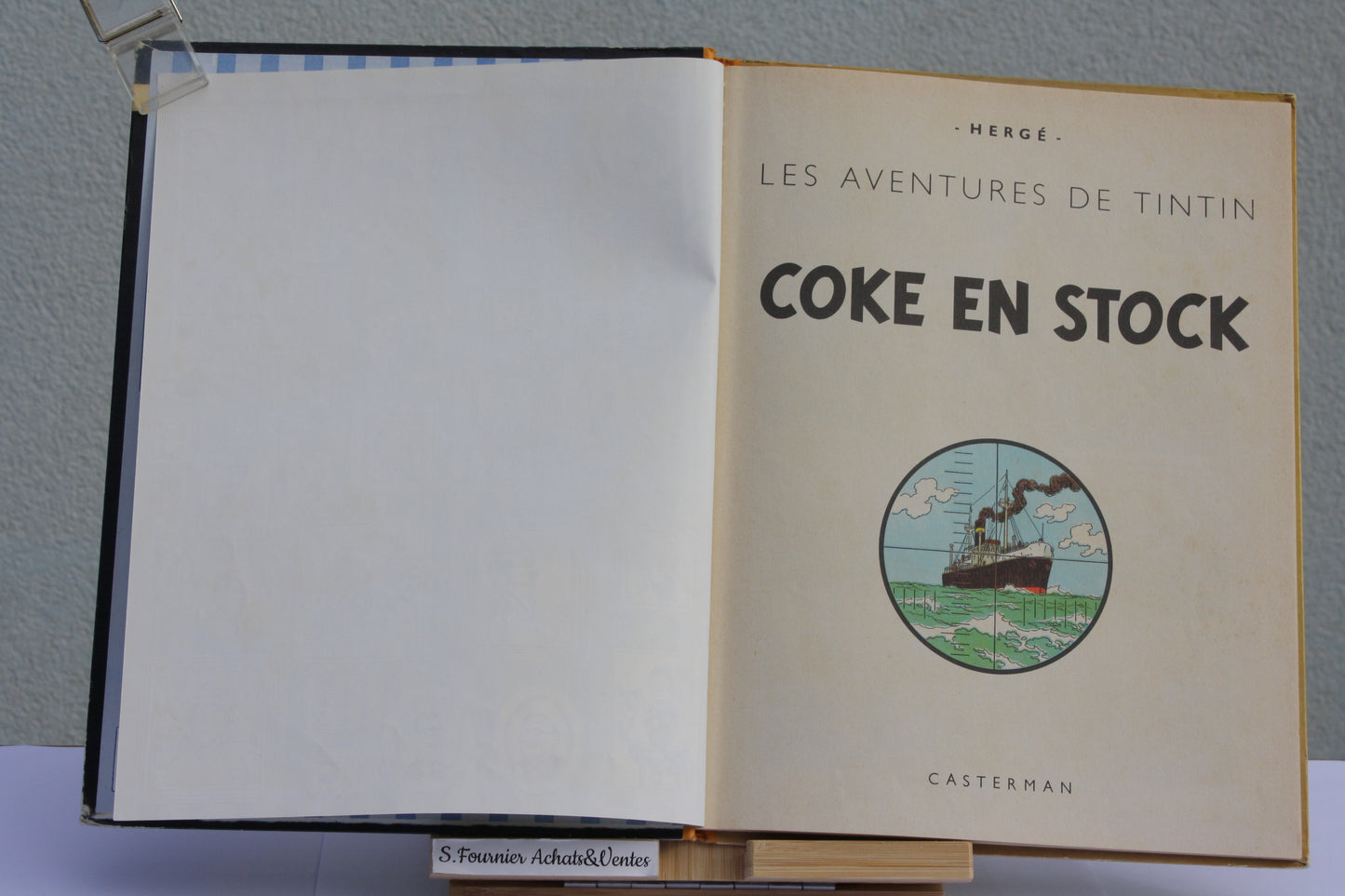 Coke_en_stock – Tintin – Hergé – Casterman – Réédition – 1963 – B33