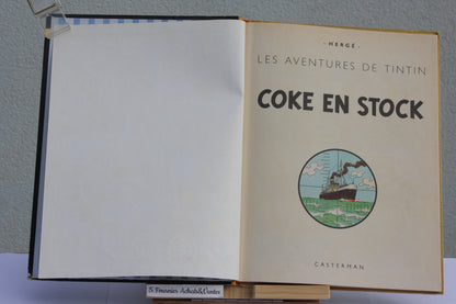 Coke_en_stock – Tintin – Hergé – Casterman – Réédition – 1963 – B33