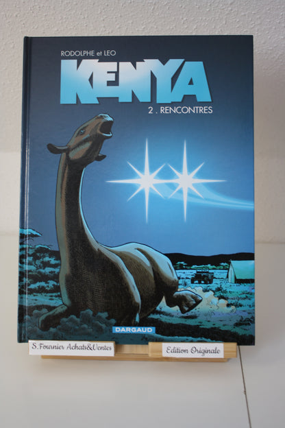 2. Rencontre + Exlibris – Kenya – Léo Rodolphe – Dargaud – EO – 2003 - Exlibris numéroté