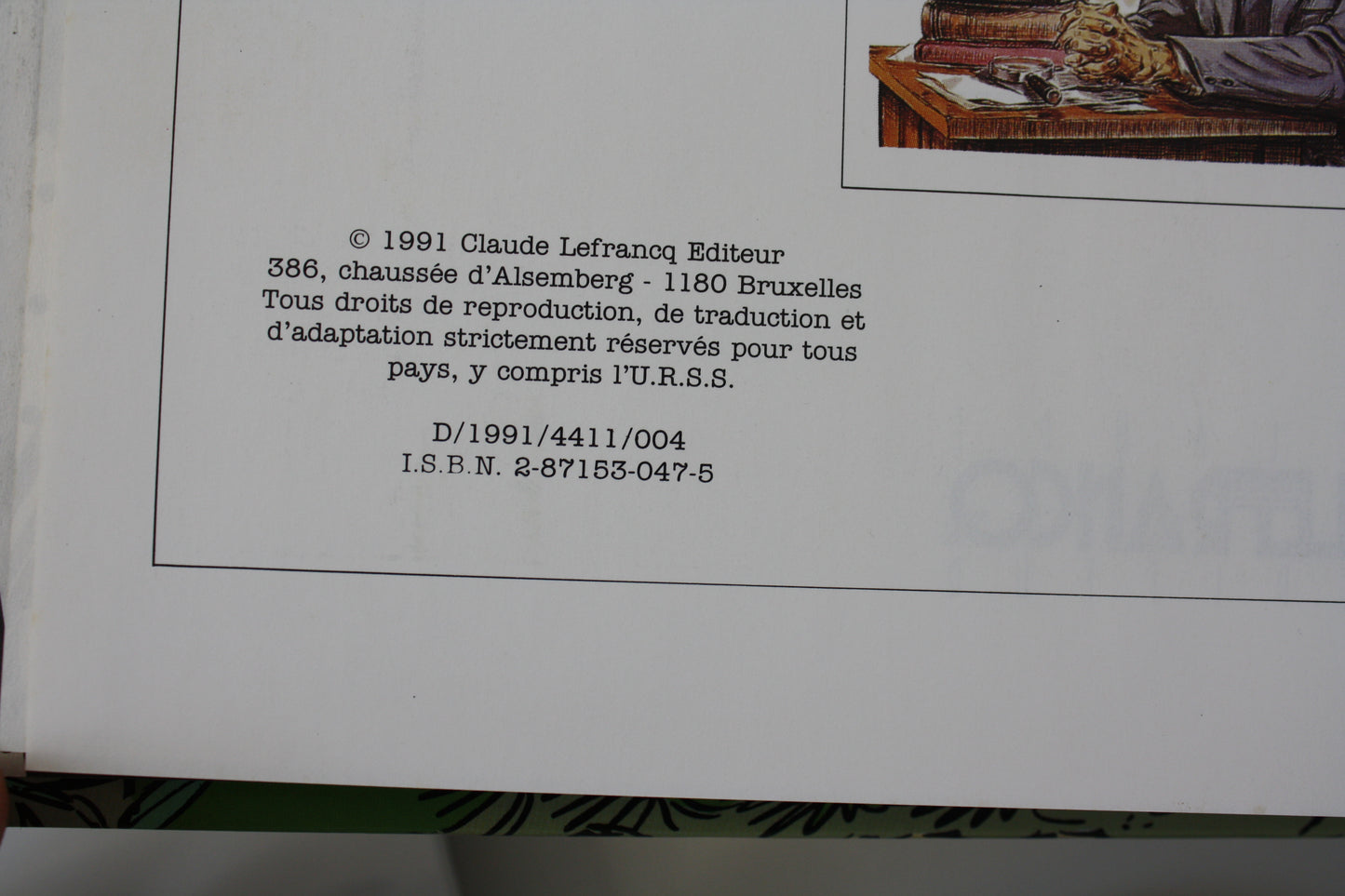 La croix de Saphir – Abbe Brown – Chesterton Rivière Urbain – Détective Lefranc – Réédition – 1994