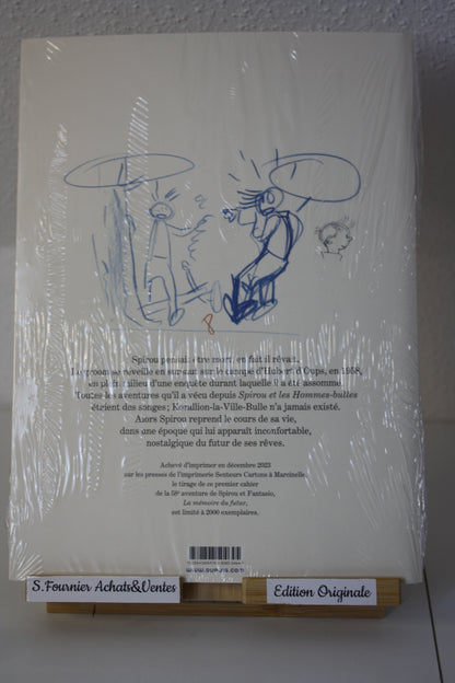 La mémoire du futur – Spirou et Fantasio – Schwartz Guerrive Abitan – Cahier Dupuis – EO – 2024