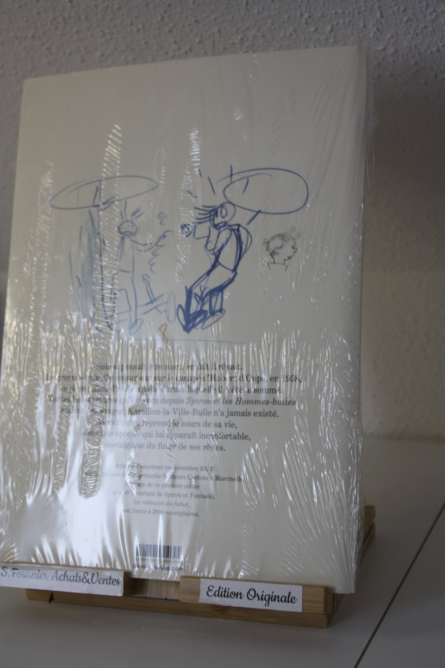 La mémoire du futur – Spirou et Fantasio – Schwartz Guerrive Abitan – Cahier Dupuis – EO – 2024