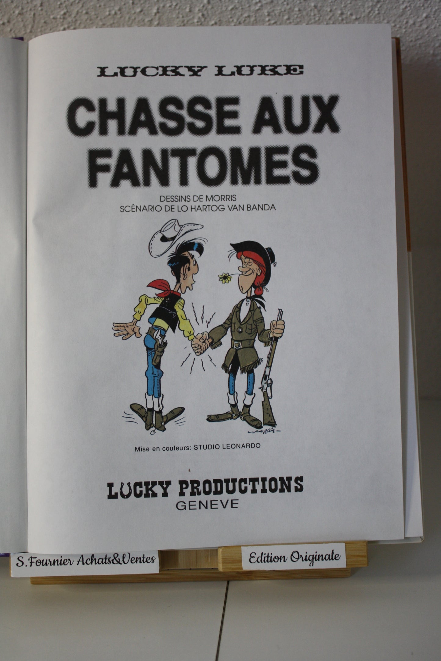 Chasse aux Fantômes – Lucky Luke – Morris Hartog Van Banda – Lucky production – EO – 1992