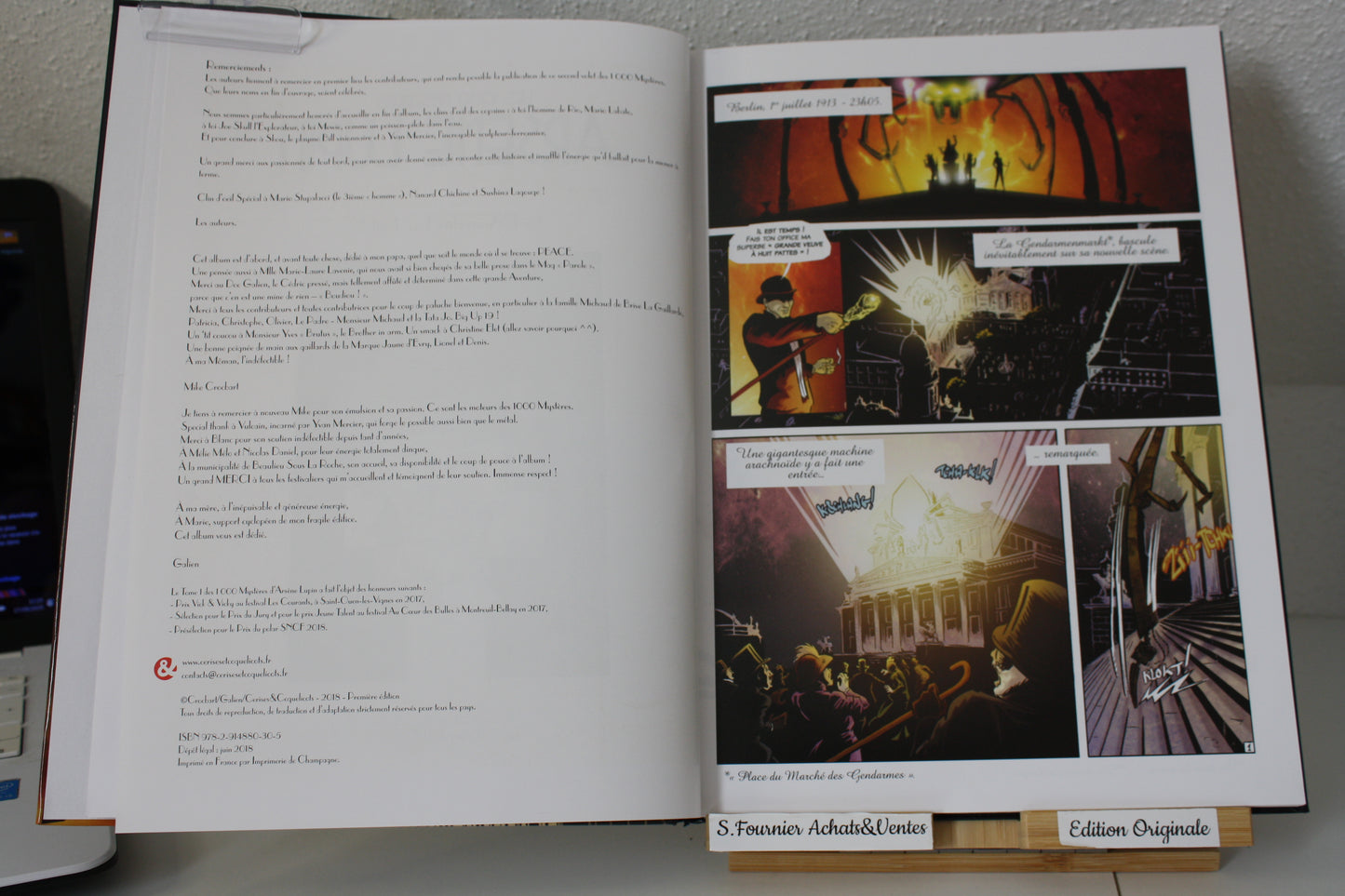 L’anarchie Lao Feil! – Les 1000 mystères d’Arsène Lupin – Crocbart Galien – & – EO – 2018