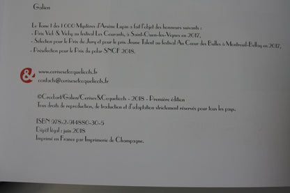 L’anarchie Lao Feil! – Les 1000 mystères d’Arsène Lupin – Crocbart Galien – & – EO – 2018