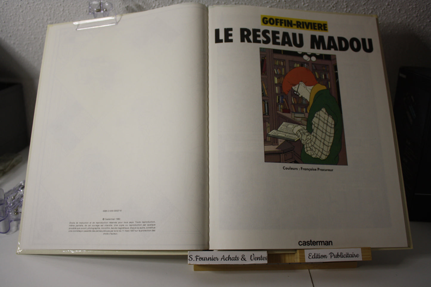 Le réseau Madou – – Goffin Rivière – Casterman – Edition Publicitaire – 1982