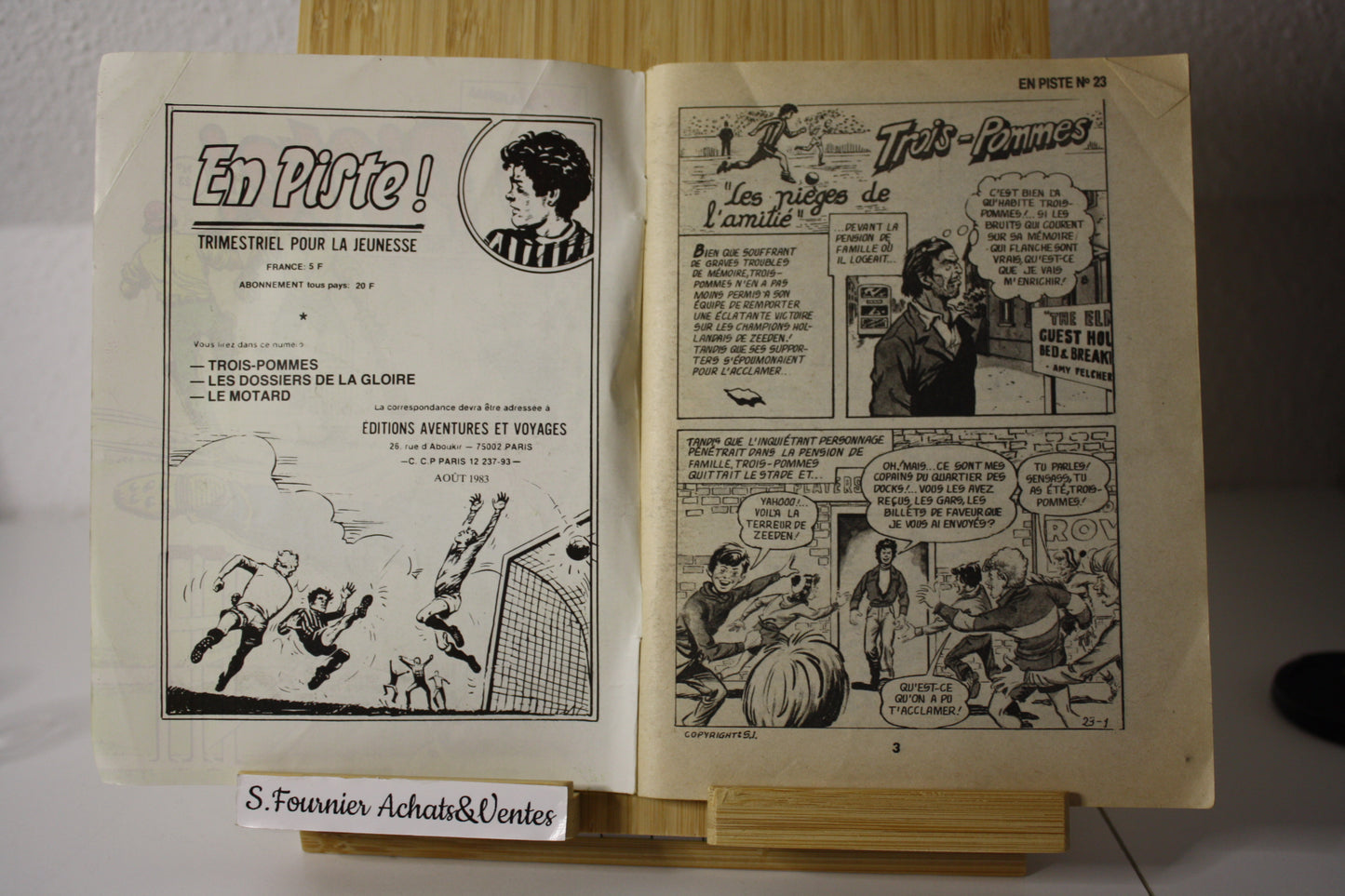 Trimestriel n°23 – En piste – Collectif – Mon journal – Périodique – 1983