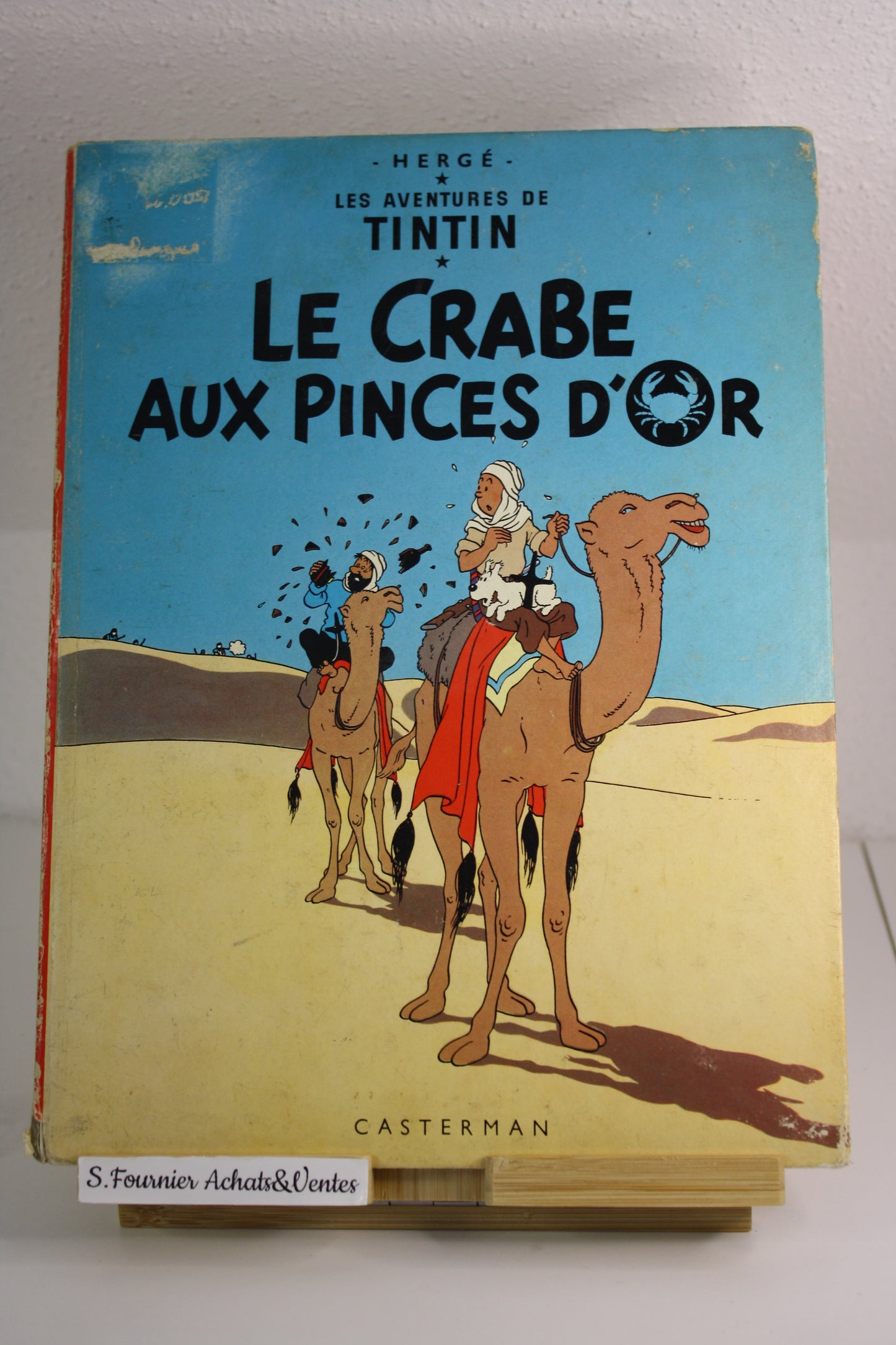 Le crabe aux pinces d’or – Tintin – Hergé – Casterman – Réédition – 1966 - B36