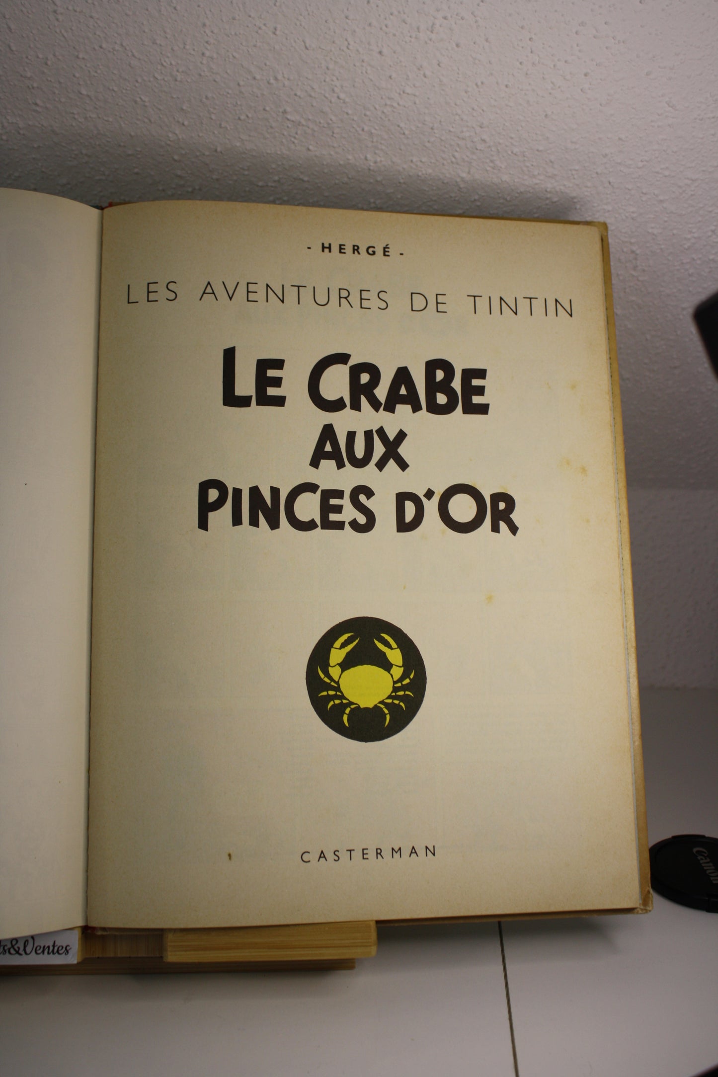 Le crabe aux pinces d’or – Tintin – Hergé – Casterman – Réédition – 1966 - B36