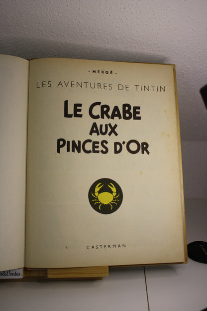 Le crabe aux pinces d’or – Tintin – Hergé – Casterman – Réédition – 1966 - B36