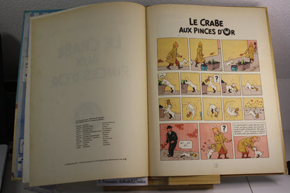 Le crabe aux pinces d’or – Tintin – Hergé – Casterman – Réédition – 1966 - B36