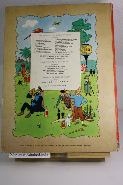 Le crabe aux pinces d’or – Tintin – Hergé – Casterman – Réédition – 1966 - B36