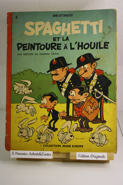 La peintoure à l’houile – Spaghetti – Attanasio – Jeune Europe – EO – 1961