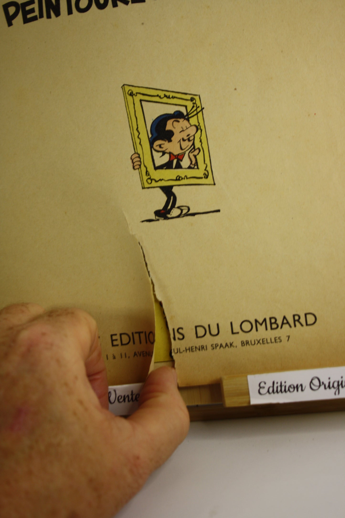 La peintoure à l’houile – Spaghetti – Attanasio – Jeune Europe – EO – 1961