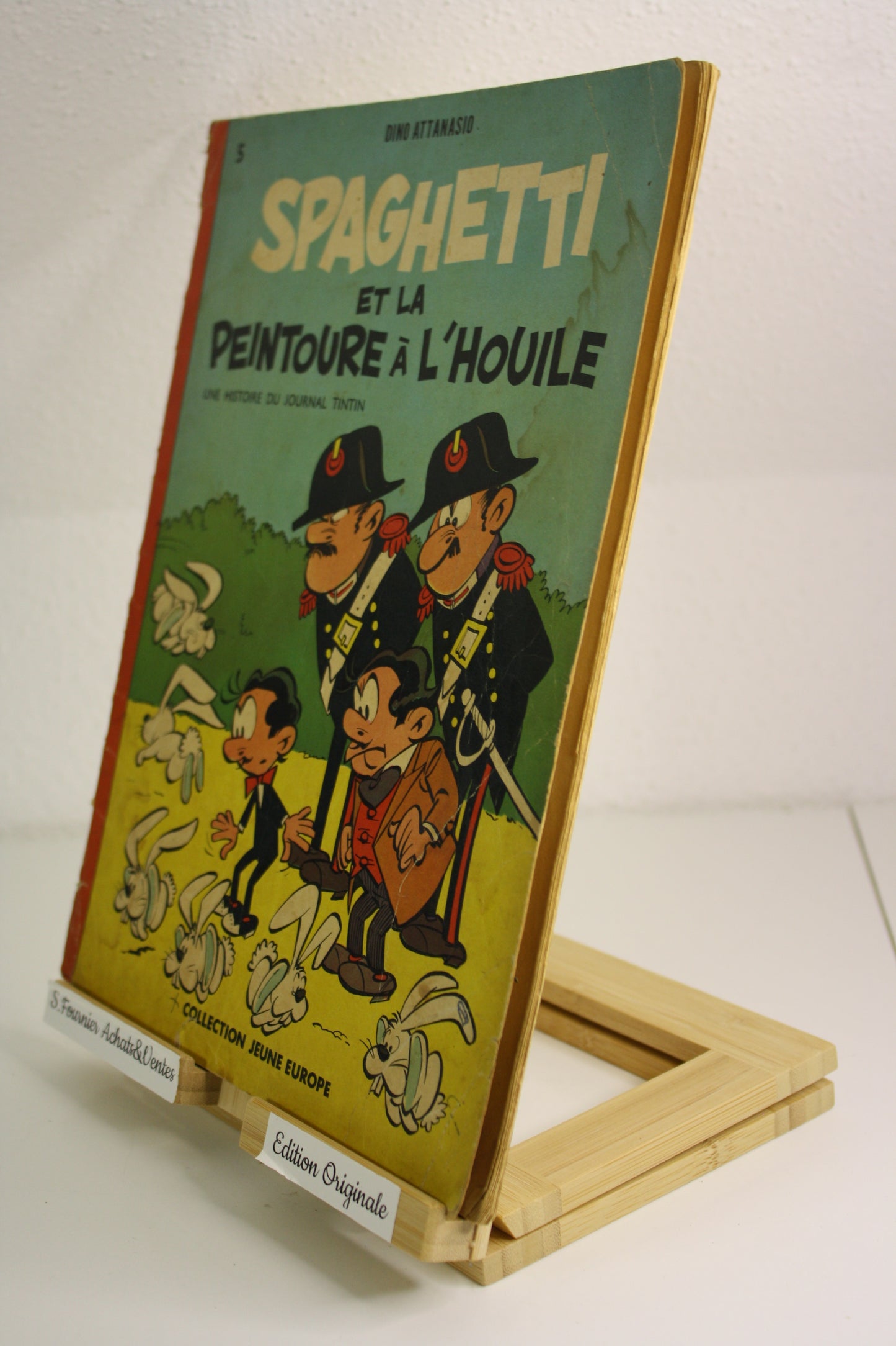 La peintoure à l’houile – Spaghetti – Attanasio – Jeune Europe – EO – 1961