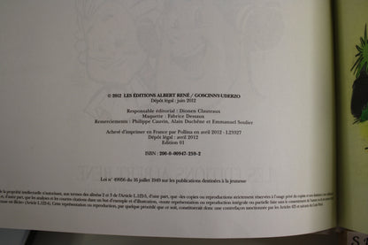 Le peau rouge – Oumpah pah – Goscinny Uderzo – Albert René – Réédition – 2012 – Livre de bibliothèque