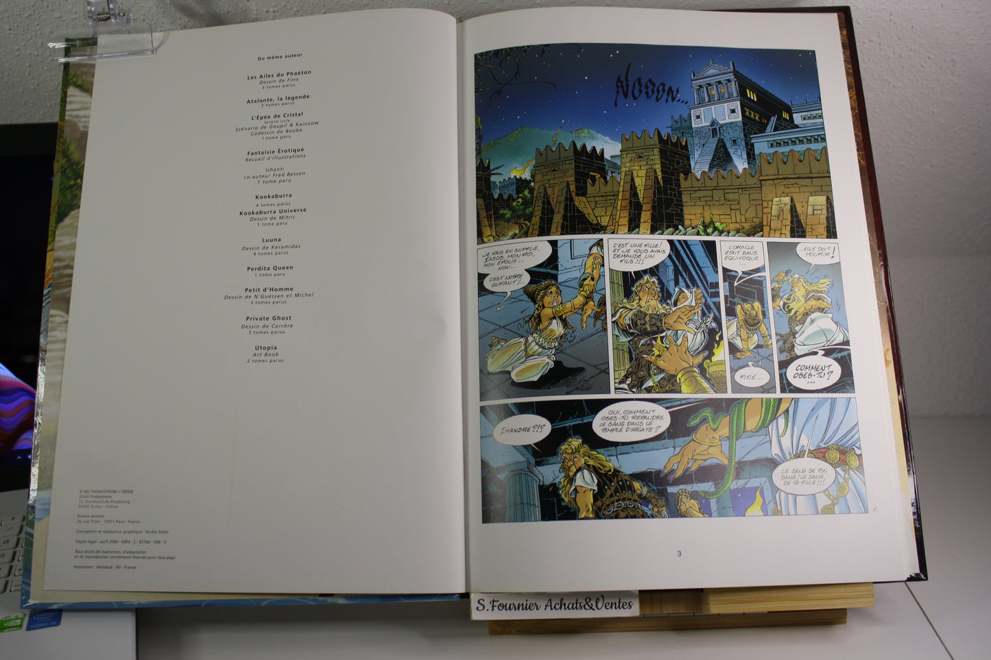 Le Pacte – Atalantes la légende – Crisse – Soleil – Réédition – 2000