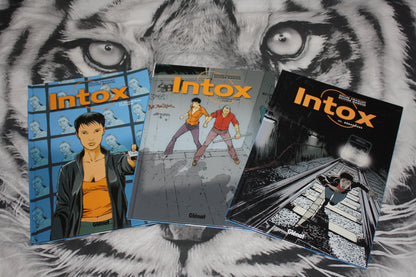 Tome1, 2 et 3 – Intox – Chaillet Mangin – Glénat – Lot 1 Rééd et 2 EO – 2004 à 2006