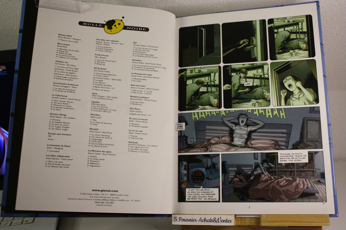 Tome1, 2 et 3 – Intox – Chaillet Mangin – Glénat – Lot 1 Rééd et 2 EO – 2004 à 2006