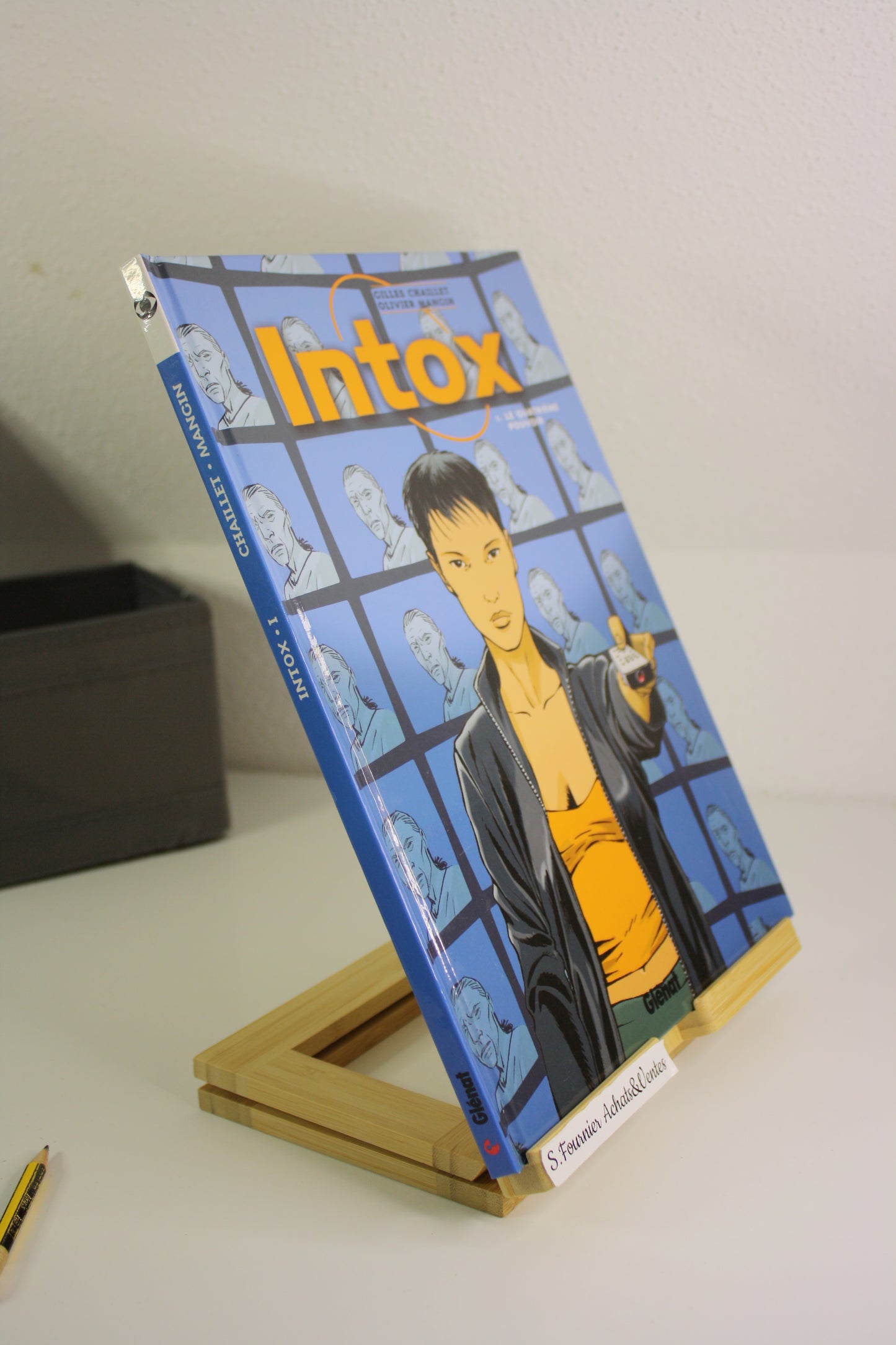 Tome1, 2 et 3 – Intox – Chaillet Mangin – Glénat – Lot 1 Rééd et 2 EO – 2004 à 2006