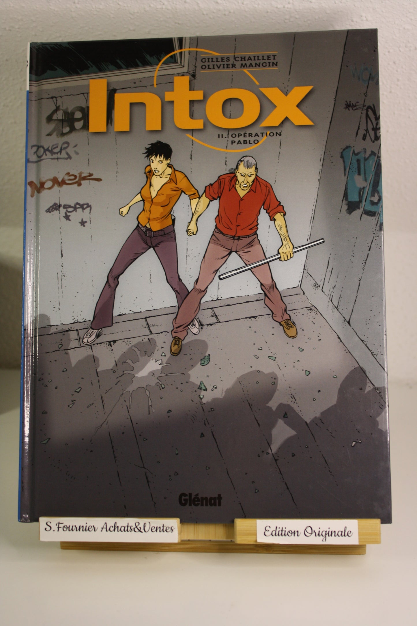 Tome1, 2 et 3 – Intox – Chaillet Mangin – Glénat – Lot 1 Rééd et 2 EO – 2004 à 2006