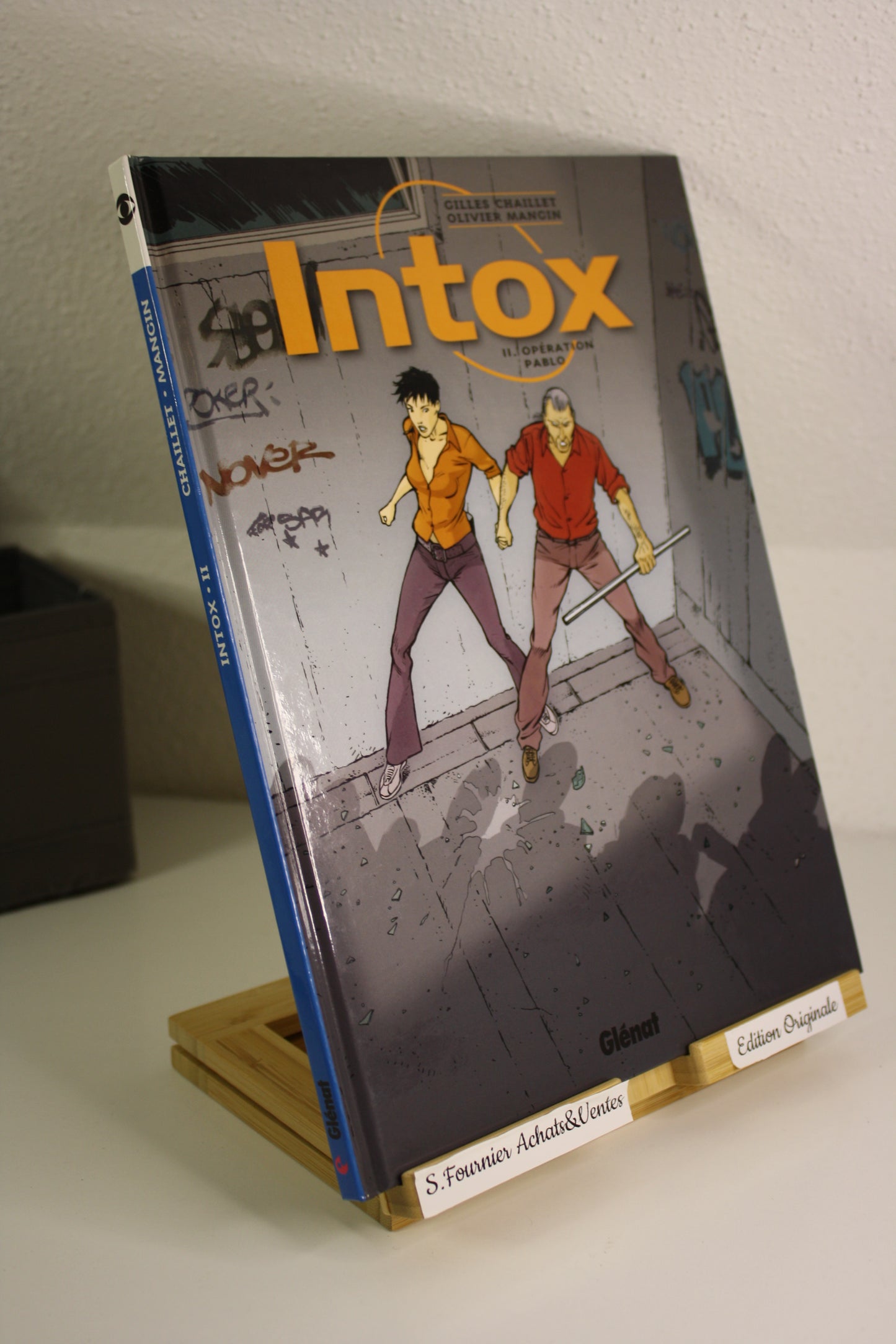 Tome1, 2 et 3 – Intox – Chaillet Mangin – Glénat – Lot 1 Rééd et 2 EO – 2004 à 2006